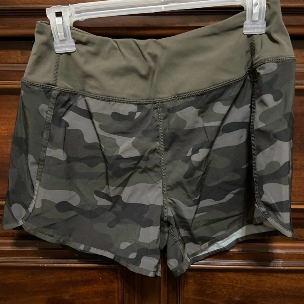 Olive Camo Women's Athletic Shorts